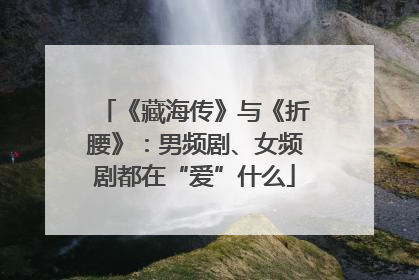 《藏海传》与《折腰》：男频剧、女频剧都在“爱”什么