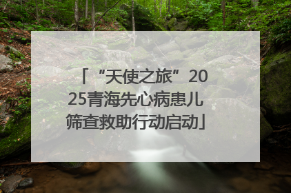 “天使之旅”2025青海先心病患儿筛查救助行动启动