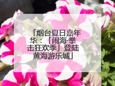 烟台夏日嘉年华：「闹海·拳击狂欢季」登陆黄海游乐城