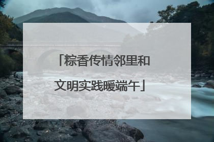 粽香传情邻里和 文明实践暖端午