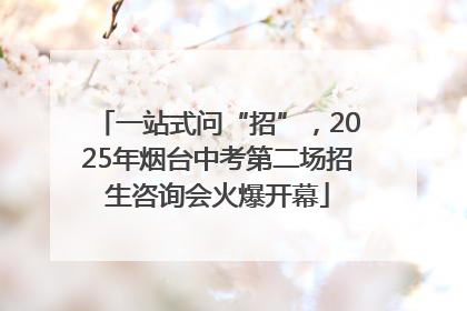 一站式问“招”，2025年烟台中考第二场招生咨询会火爆开幕
