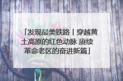 发现最美铁路丨穿越黄土高原的红色动脉 赓续革命老区的奋进新篇