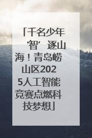 千名少年‘智’逐山海！青岛崂山区2025人工智能竞赛点燃科技梦想