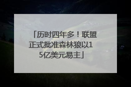 历时四年多！联盟正式批准森林狼以15亿美元易主