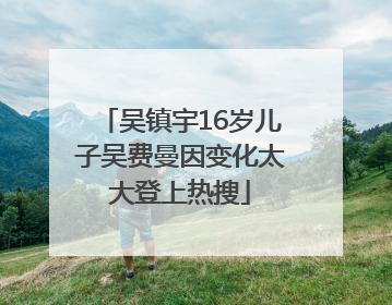 吴镇宇16岁儿子吴费曼因变化太大登上热搜