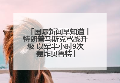 国际新闻早知道丨特朗普马斯克骂战升级 以军半小时9次轰炸贝鲁特