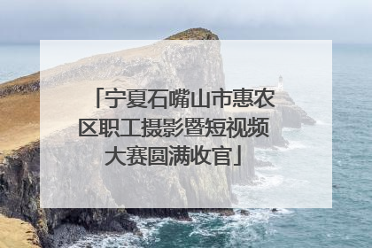 宁夏石嘴山市惠农区职工摄影暨短视频大赛圆满收官