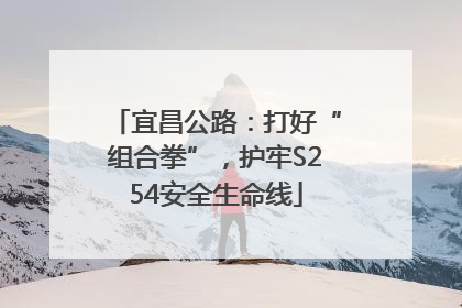 宜昌公路：打好“组合拳”，护牢S254安全生命线