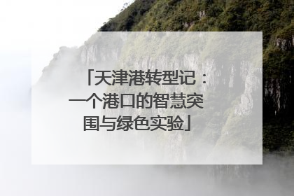 天津港转型记：一个港口的智慧突围与绿色实验