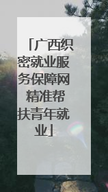 广西织密就业服务保障网 精准帮扶青年就业