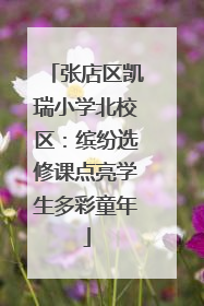 张店区凯瑞小学北校区：缤纷选修课点亮学生多彩童年