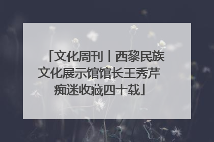 文化周刊丨西黎民族文化展示馆馆长王秀芹痴迷收藏四十载