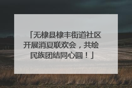 无棣县棣丰街道社区开展消夏联欢会，共绘民族团结同心圆！