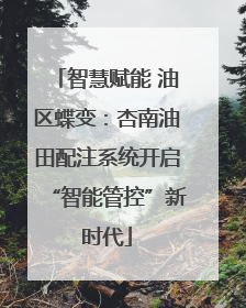 智慧赋能 油区蝶变：杏南油田配注系统开启“智能管控”新时代