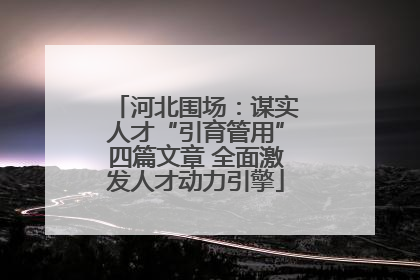 河北围场：谋实人才“引育管用”四篇文章 全面激发人才动力引擎