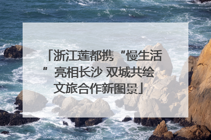 浙江莲都携“慢生活”亮相长沙 双城共绘文旅合作新图景