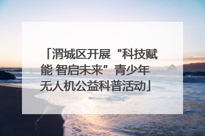 渭城区开展“科技赋能 智启未来”青少年无人机公益科普活动