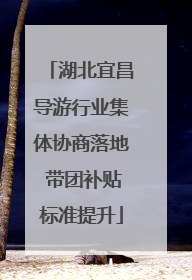 湖北宜昌导游行业集体协商落地 带团补贴标准提升