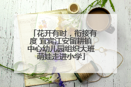 花开有时，衔接有度 宜宾江安留耕镇中心幼儿园组织大班萌娃走进小学