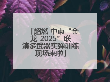 超燃 中柬“金龙-2025”联演多武器实弹训练现场来啦