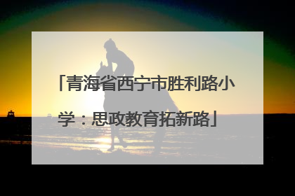 青海省西宁市胜利路小学：思政教育拓新路