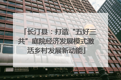 长汀县：打造“五好三共”庭院经济发展模式激活乡村发展新动能