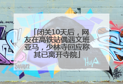 闭关10天后，网友在高铁站偶遇文班亚马，少林寺回应称其已离开寺院