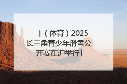 （体育）2025长三角青少年滑雪公开赛在沪举行