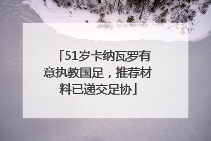 51岁卡纳瓦罗有意执教国足，推荐材料已递交足协